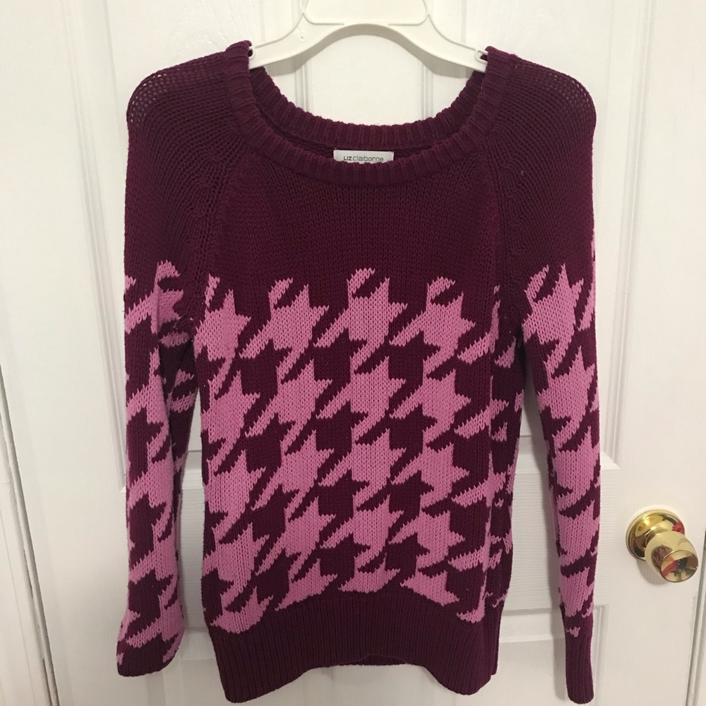 Knitted designer sweater